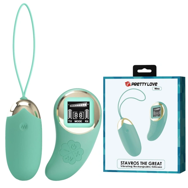 Stymulator Łechtaczki Mina-10 Vibration Functions 9 Speed Levels Wireless Remote Pretty Love Sterowany Zdalnie | 100% ORYGINAŁ| DYSKRETNA PRZESYŁKA